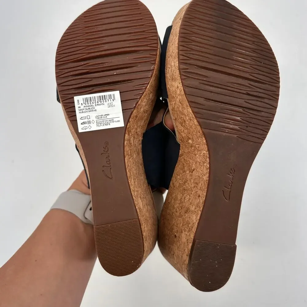 Clarks Women's Clarks Annadel Eirwyn Slingback Wedge Sandal // 8.5